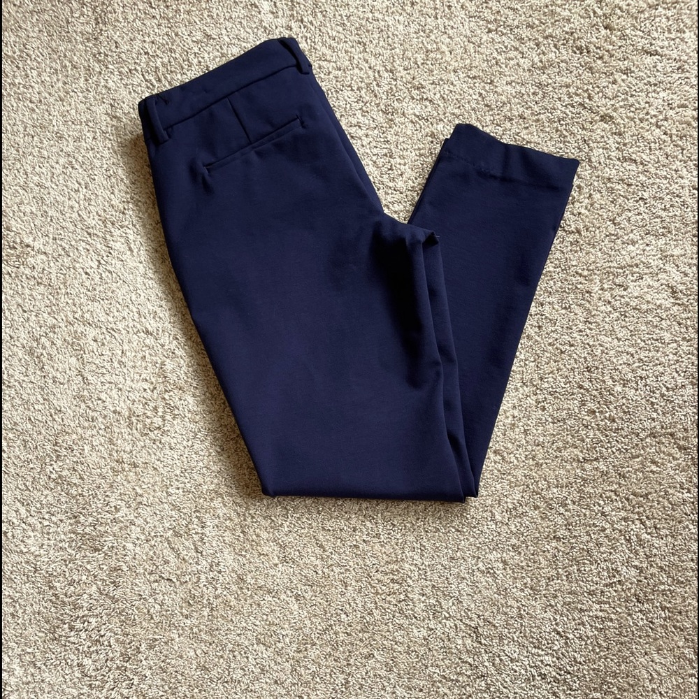 Liverpool Renee Straight Leg Pant, Navy, Size 4